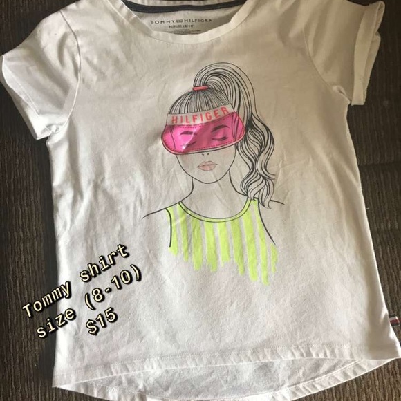 Old navy shorts size 7 Tommy Hilfiger shirts 8-10 - Picture 4 of 4